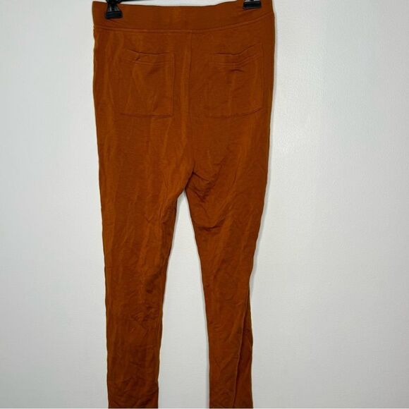 Lou & Grey burnt orange sweatpants size small petite - Picture 2 of 3